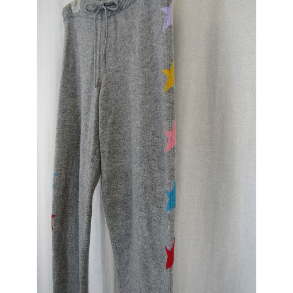 Chinti & Parker XS Multi Stars Wool-Cashmere Track Pants Grey Gray Joggers - Picture 3 of 8